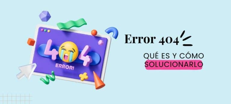 Error 404 como lo soluciono